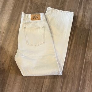 BDG High-waisted Cowboy Jeans Cream 28